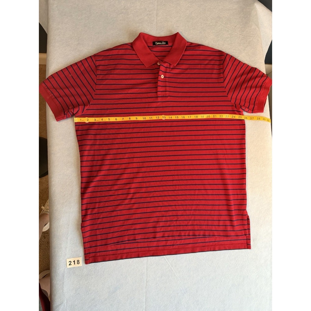 Cypress Links Men's Polo XL Excellent Condition 100% Cotton Short Sleeve Golf
